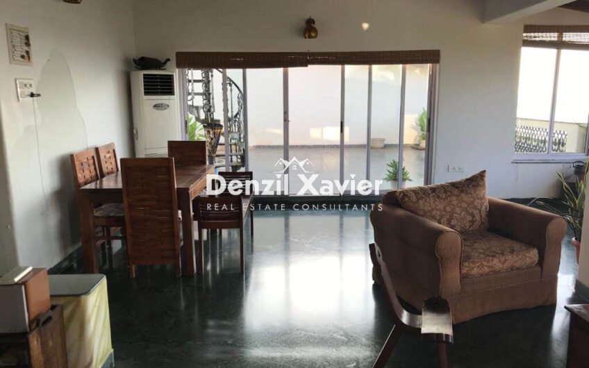 3 BHK Fully Furnished Penthouse Having Sea View at Dona Paula